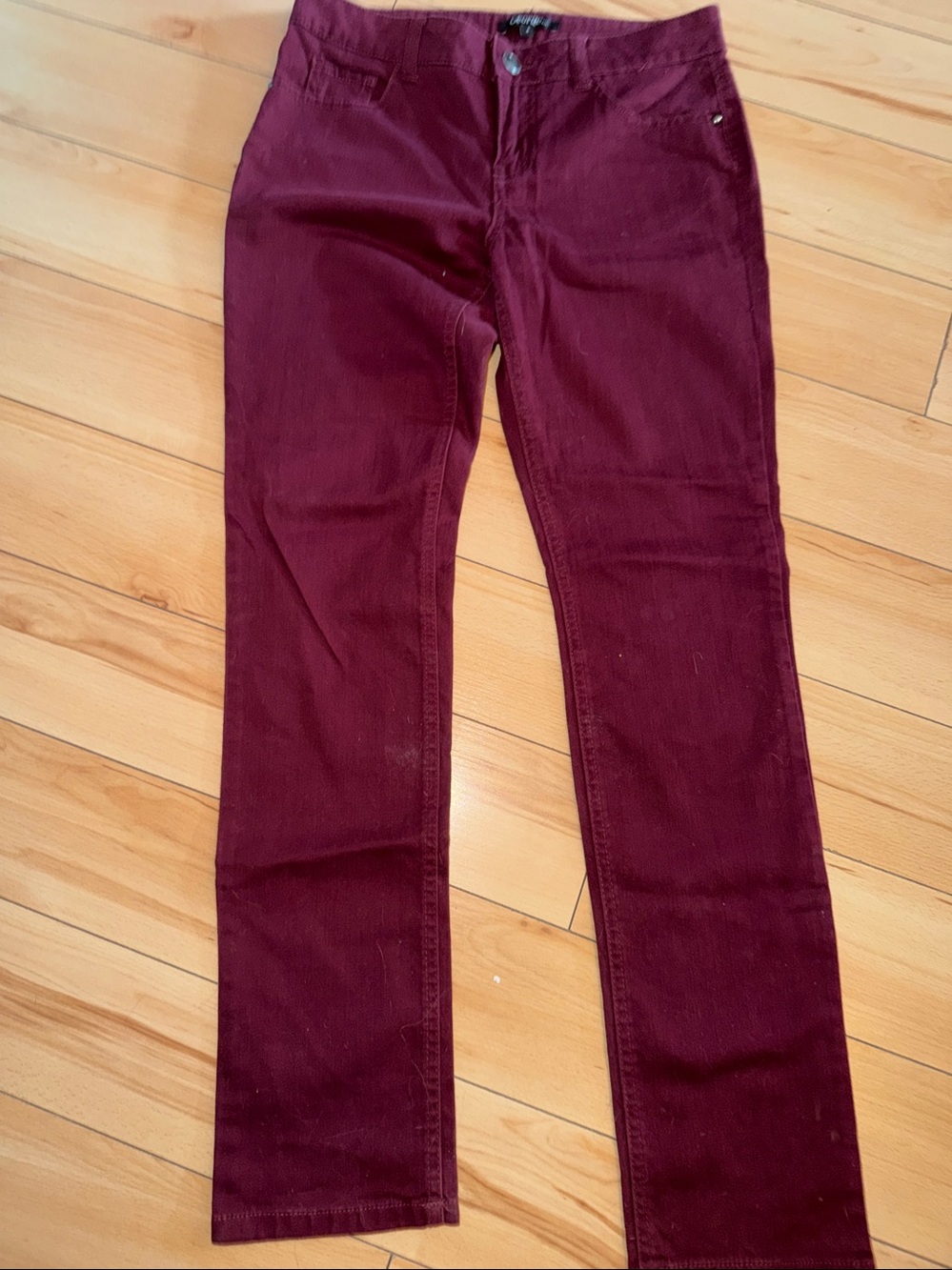 George Women's Maroon Skinny Jeans